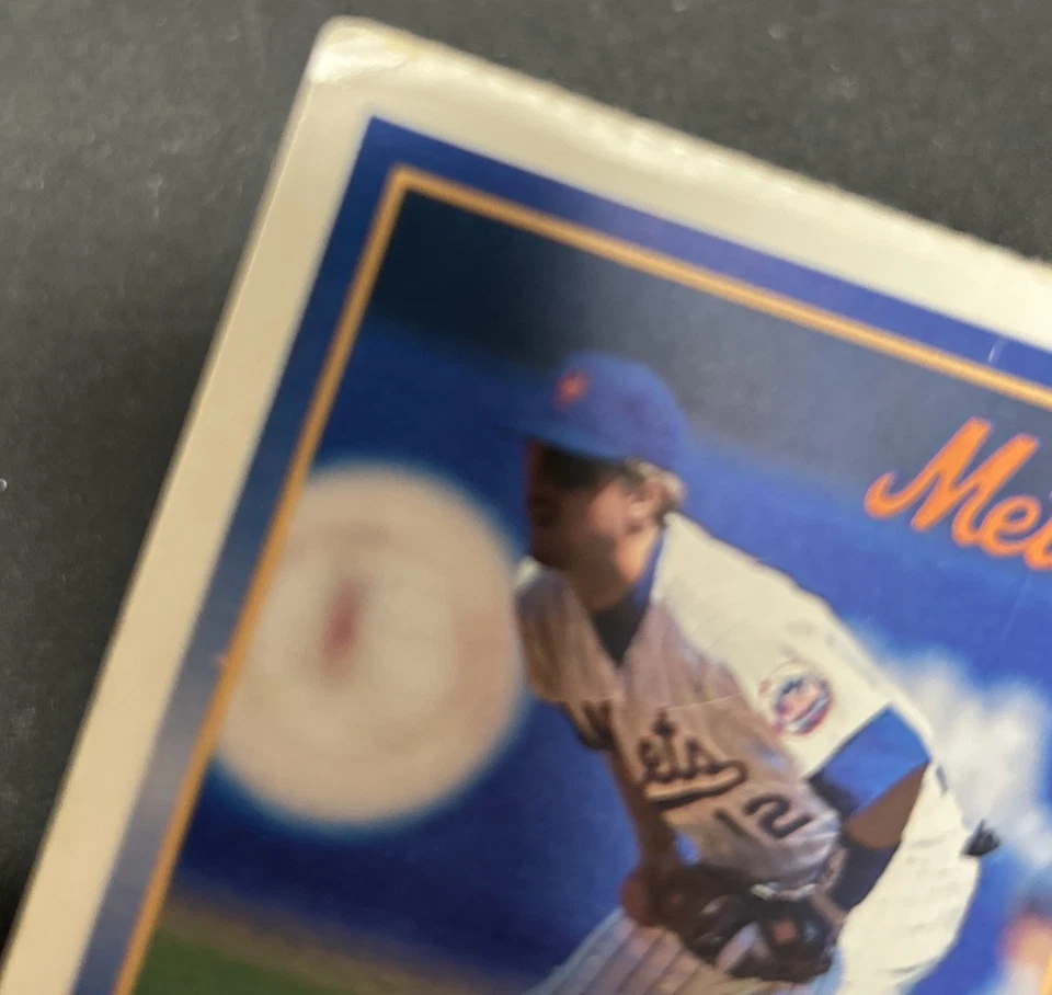 Tarjeta de béisbol 1994 PruCare New York Mets Jeff Kent #12 mal arrugada O/C Foto 2 de 4