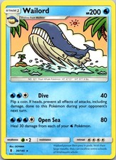 Wailord 30/145 Rare Guardians Rising Pokemon Near Mint on eBay