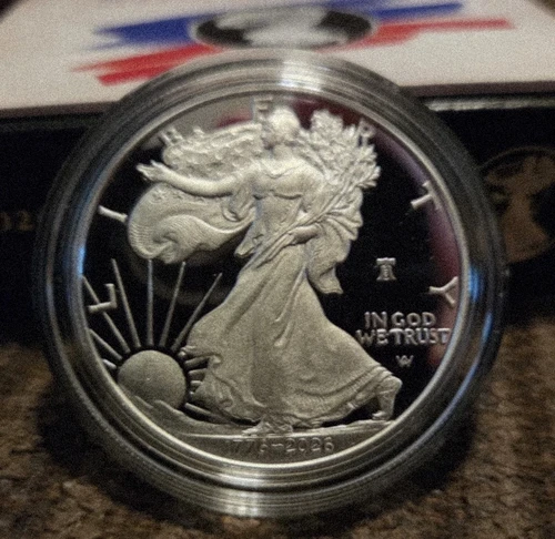 🔔 1776 - 2026 W Eagle Proof $1 250th Liberty Bell Privy First Strike - product listing photo