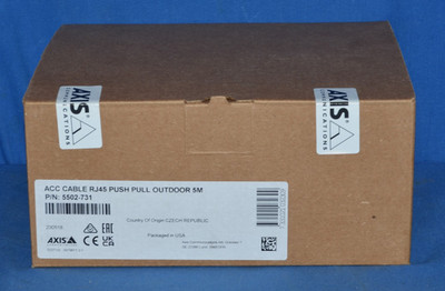 AXIS Outdoor 5m RJ45 Network ACC Cable Push Pull OUTD - 5502-731