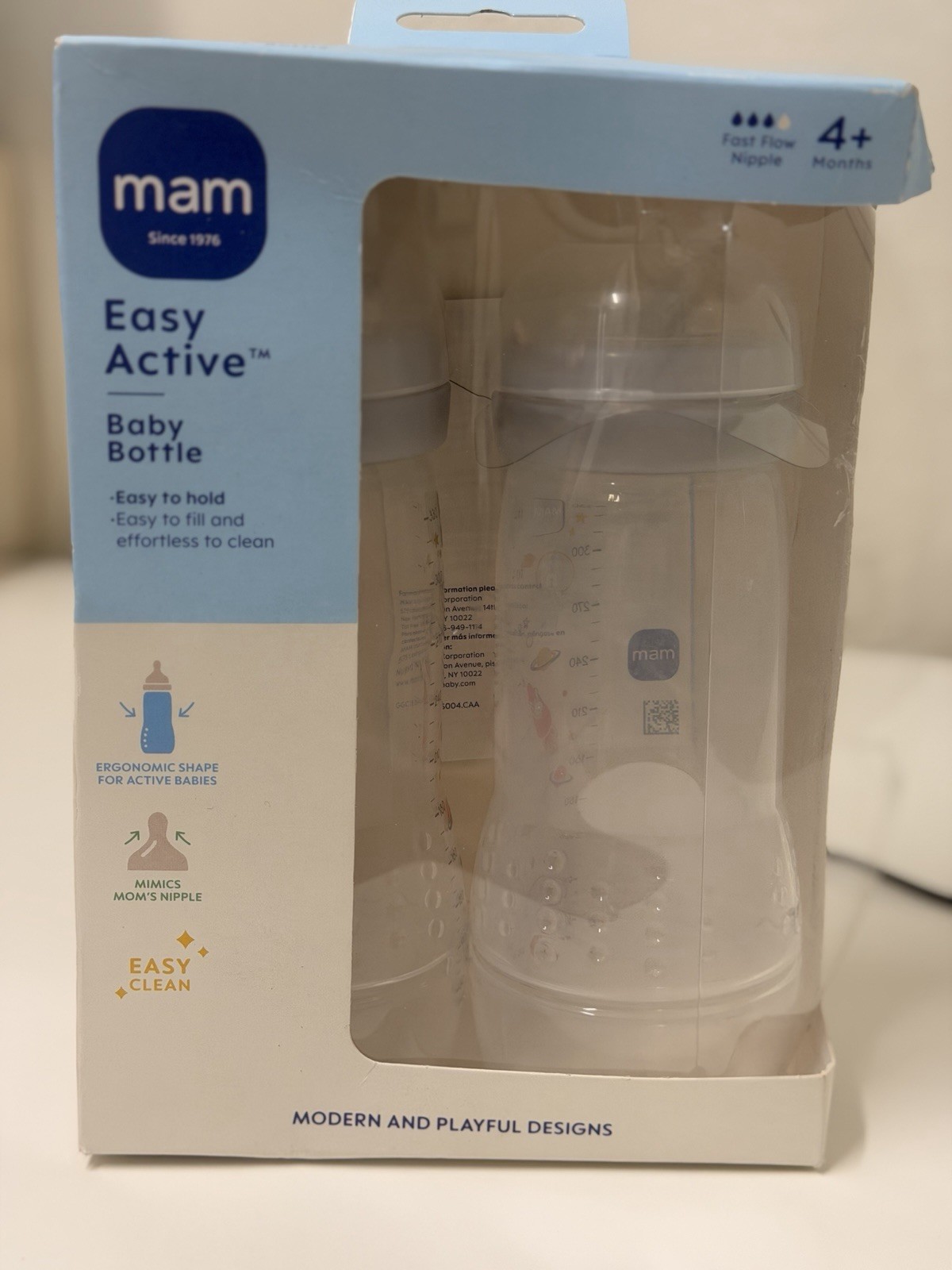 MAM Baby Bottle Unisex 11 Ounces 2-count T1