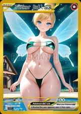 Tinker Bell Non Holographic Trainer Sexy Story Anime Waifu  Adult  Card