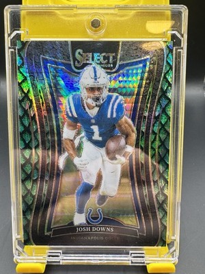 2024 Panini Select - Suite Level Josh Downs #354 Dragon Scale Prizm /81