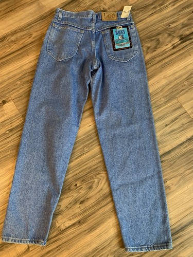 Vtg Lee Baggy Fit Easy Rider Jeans Sz 29/30 Made In USA NOS NWT Rare!