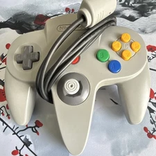 Nintendo Gray Wired Controller for Nintendo 64 Console