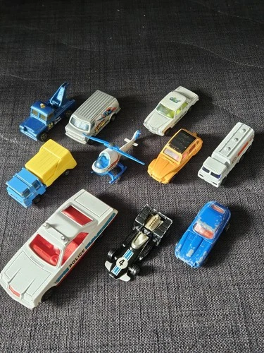 Corgi Cars 1970s Job Lot Vintage Bundle - 10 Cars / Vehicles