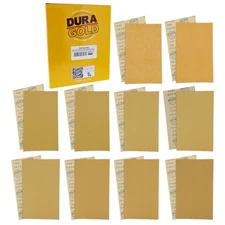 5" x 2.75" Sandpaper Sheets, 50 Ct., 40,60,80,120,180,220,320,400,600,1000 Grit