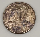 1 Troy Oz. Silver Round .999 Fine Scales Of Justice