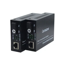 10/100Mbps Fast Ethernet Media Converter | SC Singlemode up to 20km