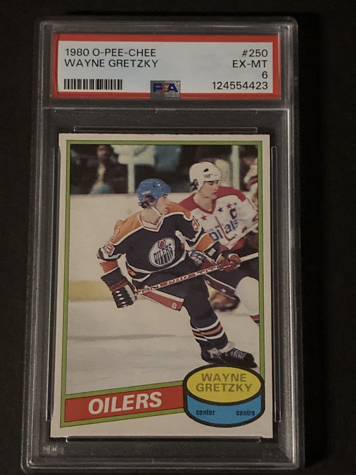 1980 O-PEE-CHEE #250 Wayne Gretzky PSA 6 CENTERED 2nd Card