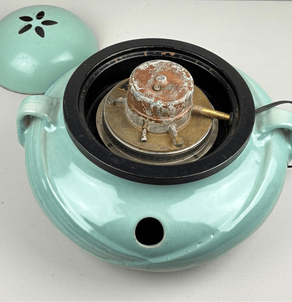 Vintage Zanesville Walton Ceramic Pottery Humidifier Atomic UFO MCM Beautiful