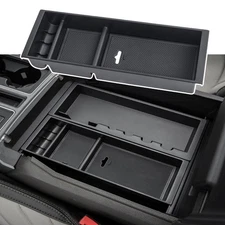 For 2021-2025 Ford F150 XL  XLT Car Center Console Armrest Storage Box Organizer