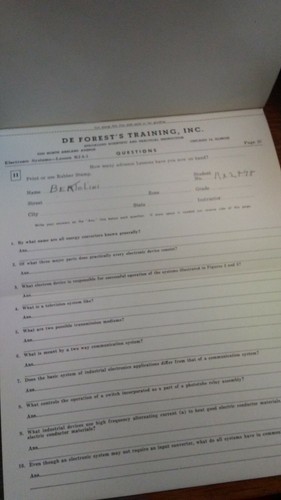 Vintage De Forest's Training Inc Lektion RJA-1 elektronische Systeme - Bild 3 von 10