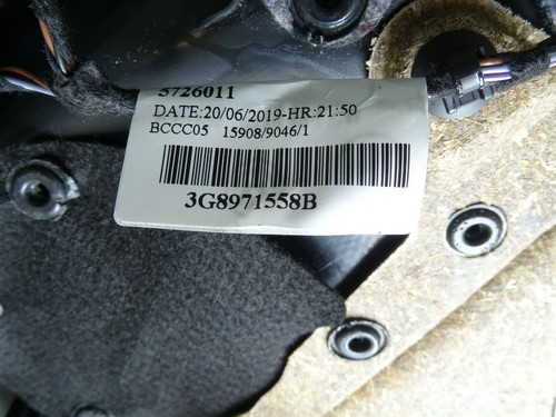 Revestimiento de puerta original VW Arteon 3H cuero negro delantero derecho 3G8867012D - Imagen 6 de 6