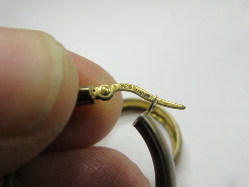 Juego de pendientes vintage 925 UNUS - Imagen 8 de 10