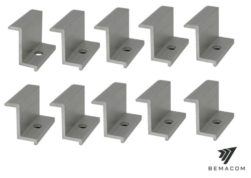 10x Photovoltaik Solar Mittelklemme Schwarz Endklemme 30mm, 35mm u. 40mm - Bild 12 von 17