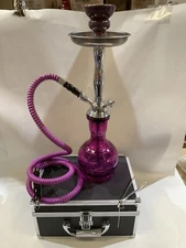 INHALE 17 INCH 1 HOSE JUNIOR HOOKAH IN A HARD SUITCASE