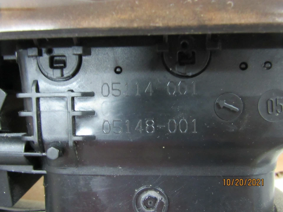 08 09 10 BMW E60 525 530 545 545i TABLERO VENTILACIÓN AIRE MOLDURA 05114001 OEM Foto 3 de 4