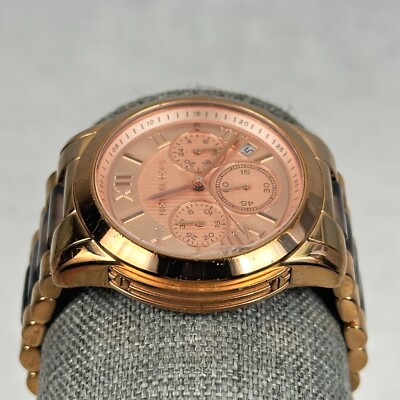 Michael Kors Watch Womens 40mm Cooper Tortoise Shell Rose