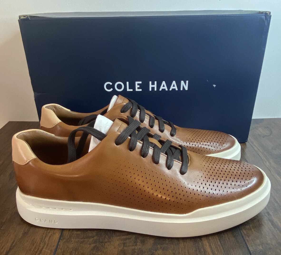 men's cole haan grandpro rally laser cut sneaker