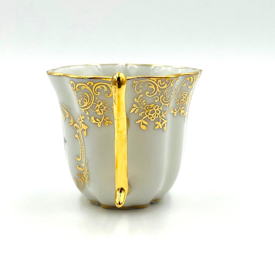 Limoges Tea Cup Floral Pattern With Gold Trim France Romance Antique Cottagecore - Image 4 of 4