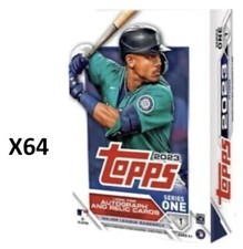 2023 Topps Baseball Series 1 Factory-sealed Hanger Case Of 64