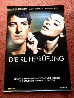 Die Reifeprüfung Kinoplakat Poster A1, WA, Dustin Hoffman, Anne Bancroft