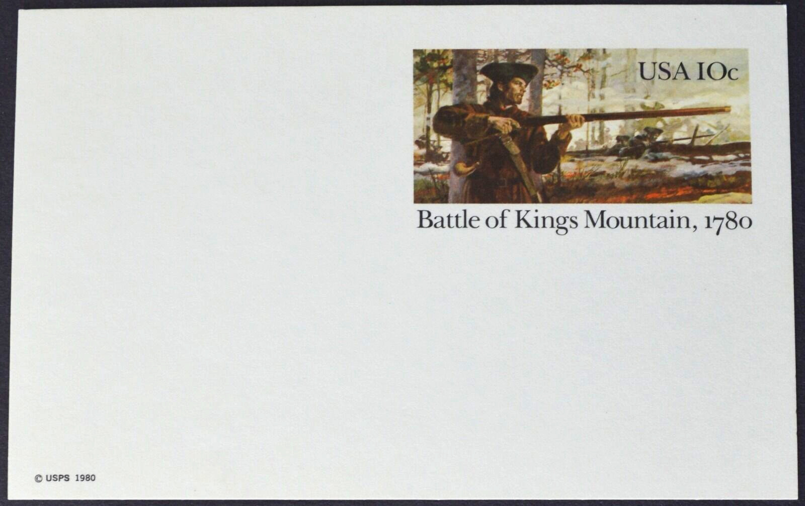 1980 US Sc. #UX85 mint postal card, 10 cent, sharp corners, excellent shape