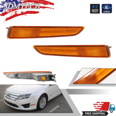 Side Marker Set For 2010-2012 Ford Fusion Front LH and RH AE5Z13200C AE5Z13200D