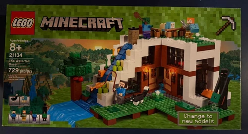 Lego Minecraft 21134 Die Wasserfallbasis NEU