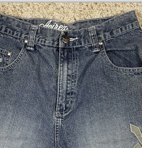 Avirex Boys Denim Flat Front Embroidered Logo Jean Shorts sz 16 (Waist 29") - Picture 19 of 19