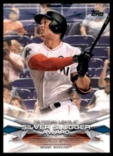 2018 Topps Baseball #MLBA-44 Giancarlo Stanton MLB Awards