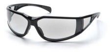 Pyramex Exeter Safety Glasses with Black Frame and Clear Anti-Fog Lens