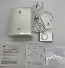iPod Shuffle 2nd Gen 1GB Silver with Charging Dock - Works