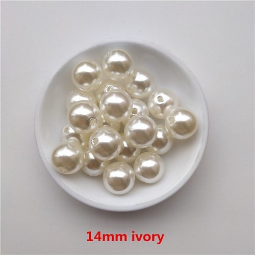 3-16mm Imitation Pearl Beads For Jewelry Making / DIY Accessories - 第 14/21 張圖片