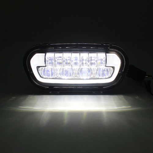 LED Headlamp DRL High low Beam For Harley Fat Bob 2018 2019 Headlight Assemblies - Picture 3 of 12