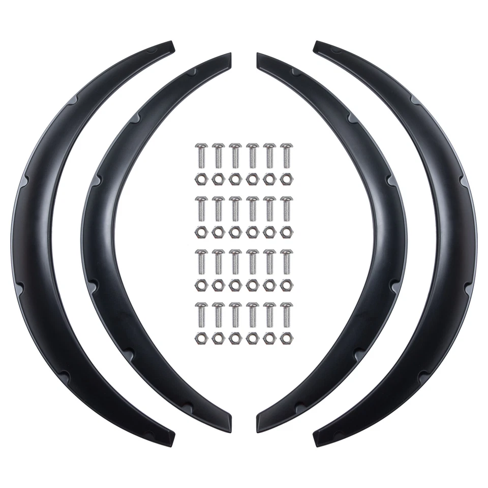 4Pcs Fender Flares Wide Body Kit Wheel Arches For Chevrolet Corvette C3 C4 C5 C6 - Изображение 2 из 4