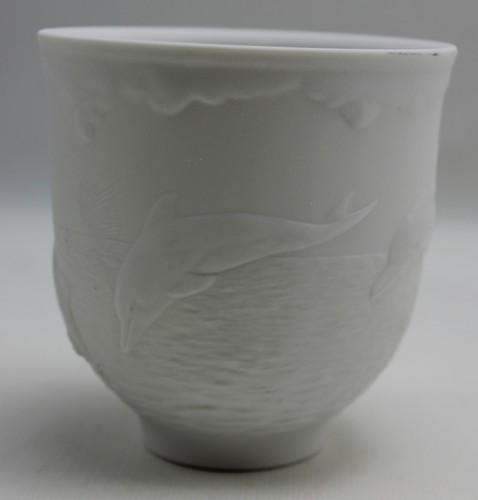 LLadro 3" 17658 Dolphins at Play Small Collectible Cup 1998 - Picture 5 of 6