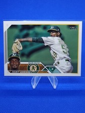 2023 Topps Series 1 Dany Jimenez Advanced Stats  #'d /300 #164 Oakland Athletics