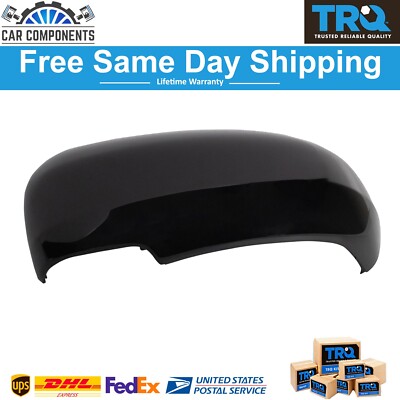 TRQ New Exterior Mirror Cap Cover Driver Side For 2010-2015 Toyota Prius