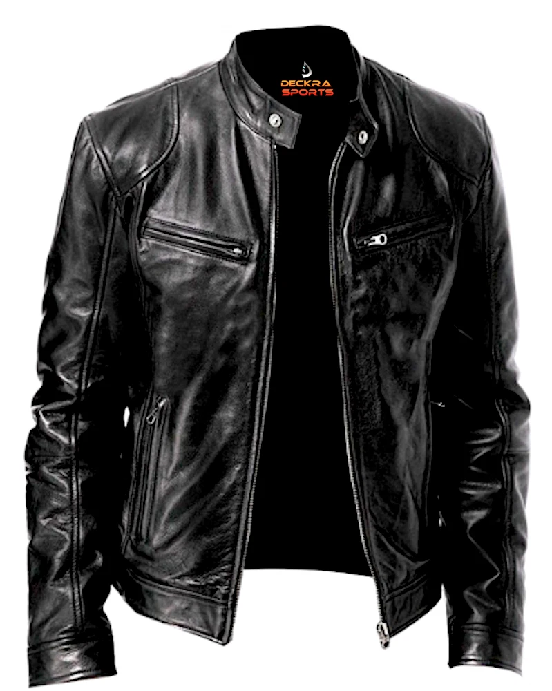 Men's Genuine Leather Jacket Motorbike Biker Stylish Jacket Top Coat Casual
Opens in a new window or