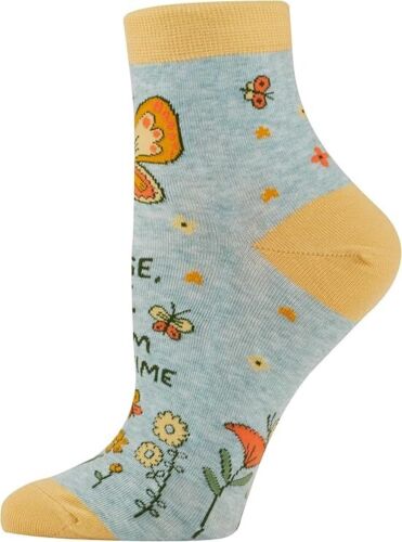 Calcetines AZUL Q Para Mujer Novedad One S**T Storm at a time (Zapato Mujer Talla 5-10) - Imagen 2 de 5
