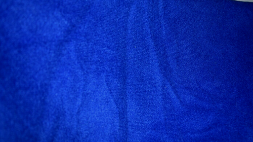 ROYAL BLUE SOLID COLOR BRUSHED POLYESTER FABRIC NO STRETCH 31X44 INCHES - Picture 2 of 2