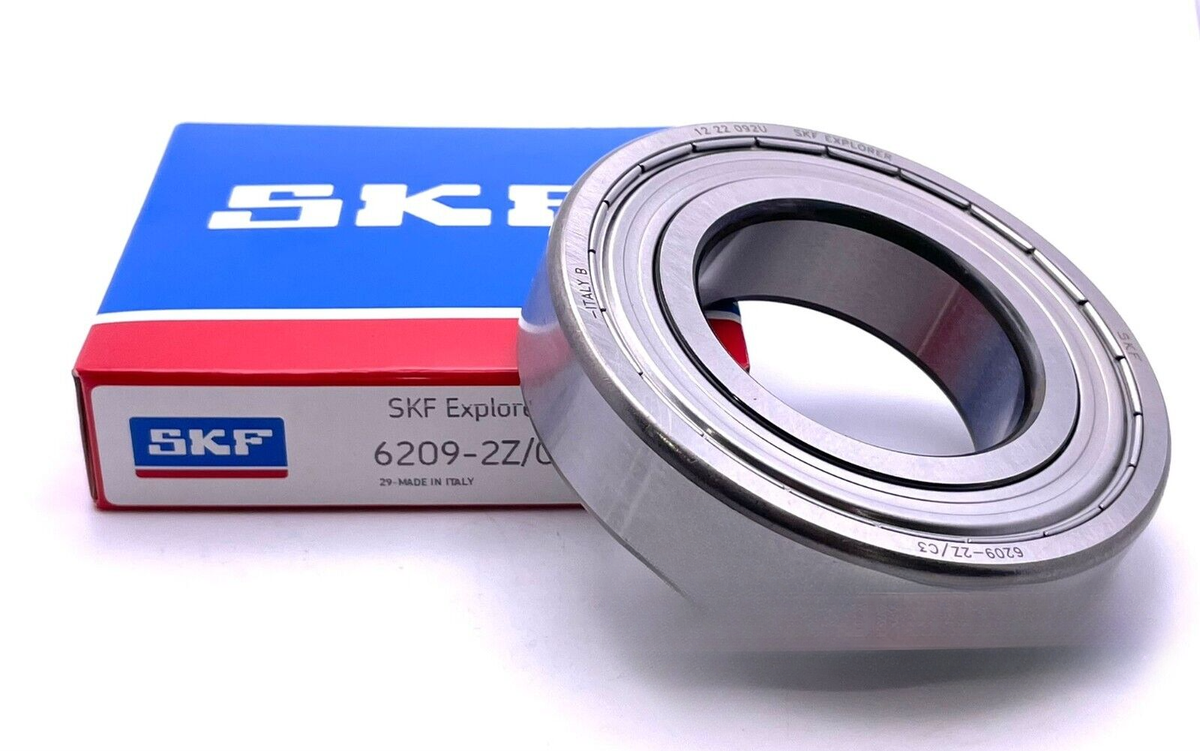 NEW SKF 6209 ZZ C3 DEEP GROOVE BALL BEARING METAL SHIELDED 2Z