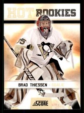 2010-11 Score #510 Brad Thiessen Pittsburgh Penguins RC