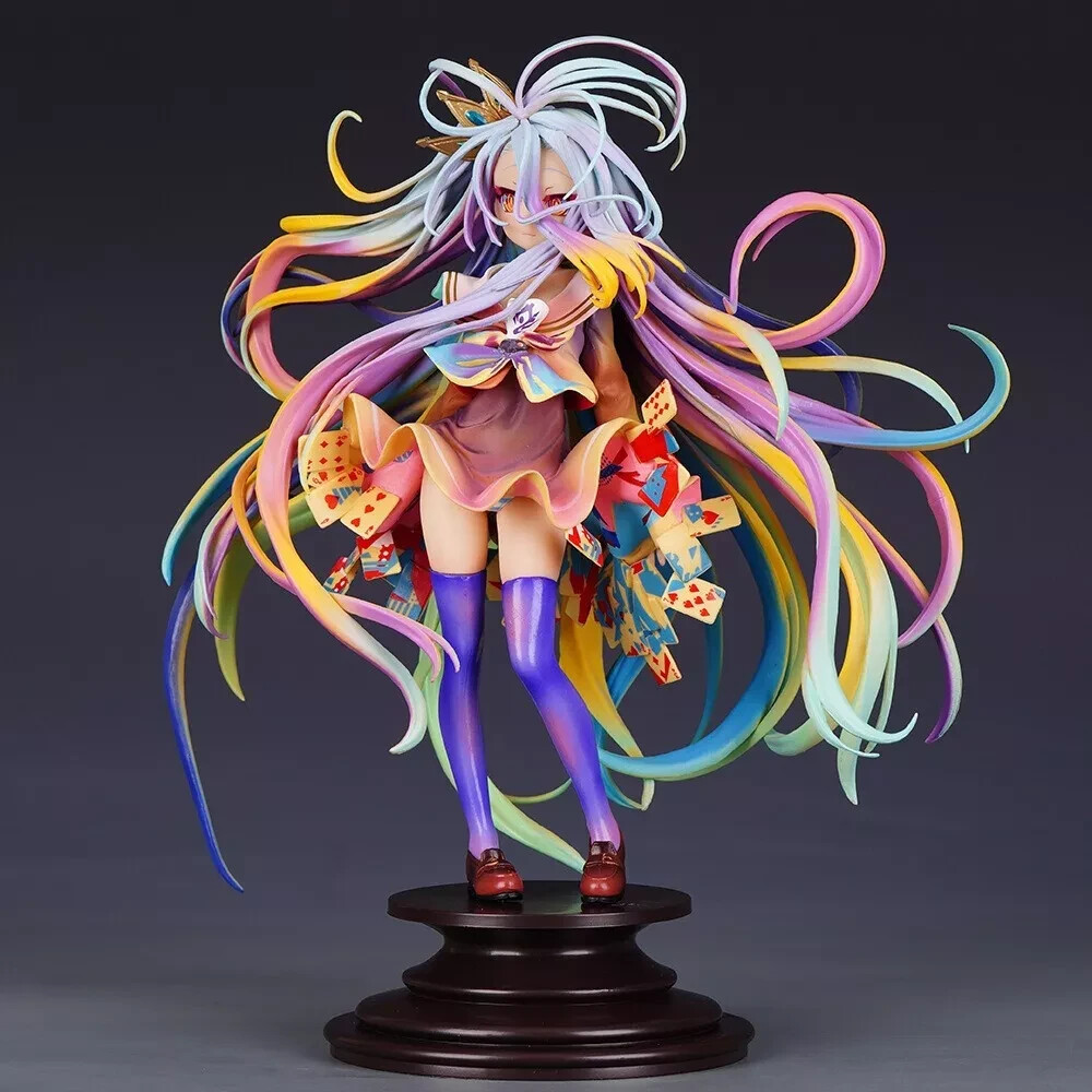 Anime NO GAME NO LIFE white Art Works PVC Figure New No Box toy