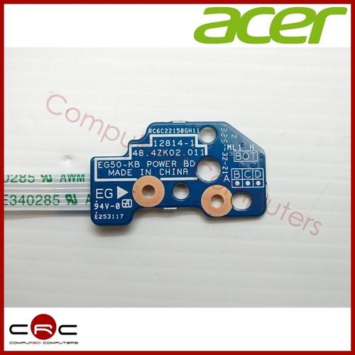 Acer Aspire E1-522 Packard Bell TE69KB Modul Power Button Board 48.4ZK02.011 - Afbeelding 2 van 2