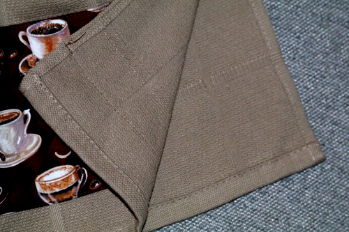 2 Double Crochet Premium Oversize Towels ~ Coffee - Picture 4 of 5