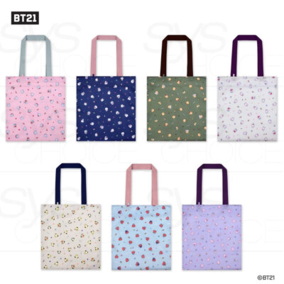 BTS BT21 Official Authentic Goods minini Pattern Eco Bag + Tracking Number