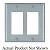 Pass & Seymour TP262GRY Wallplate STD 2 5-1/2 in H x 4-3/4 in W